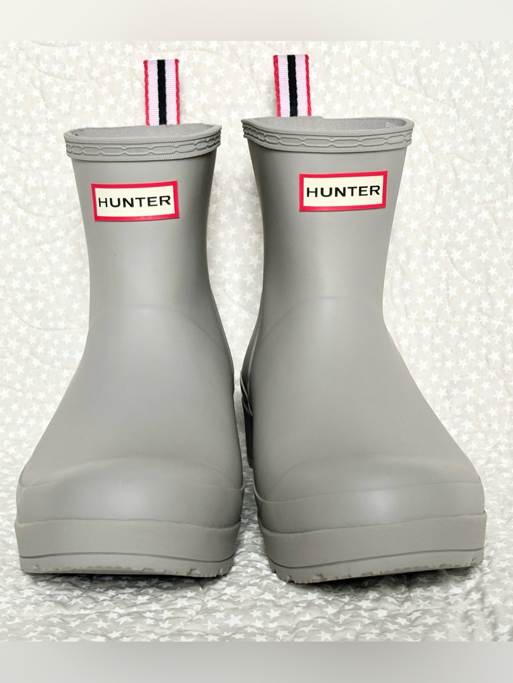 Hunter Original Play Short Rain Boots Zinc Gray Women’s 9 WFS2020RMA - Picture 2 of 14